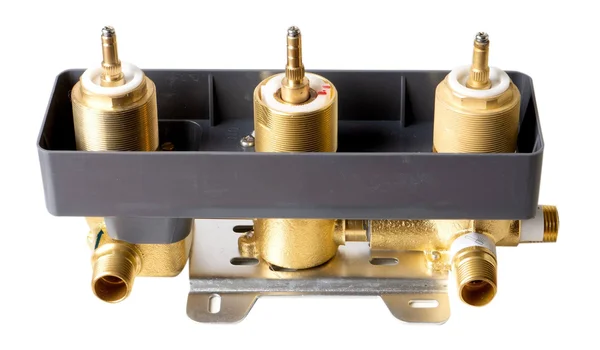 Alfi Black Matte 3-Way Thermostatic Valve Shower Mixer Square Knobs