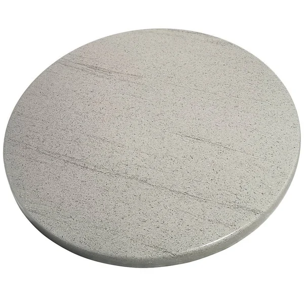 American Tables & Seating ATO28-207 28x22 Round Compressed Grey Isotop Outdoor Tabletop