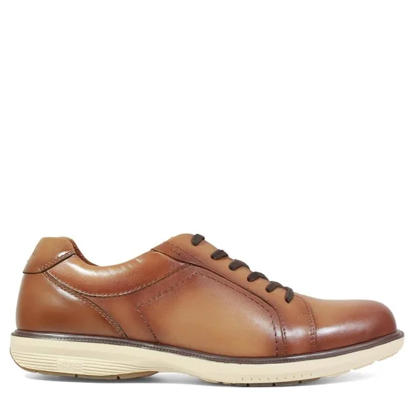 Men's Nunn Bush Mayfield St. Lace to Toe Oxford, Size: 14, Brown