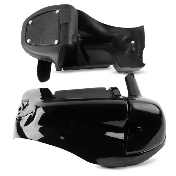 Lower Vented Leg Fairing for Harley Davidson Road King 94-13 Craftride Black