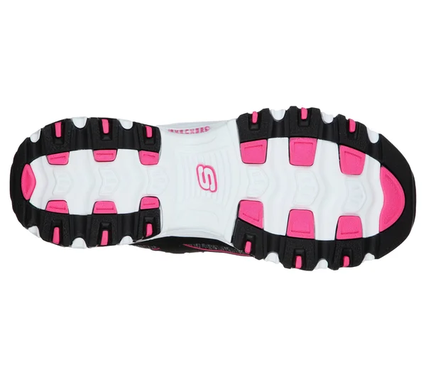 Skechers Women's D&Lites - Me Time Athletic Shoes - Black 7.5