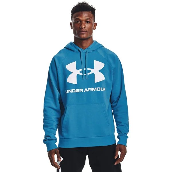 Under Armour Men's Rival Fleece Big Logo Hoodie - Radar Blue