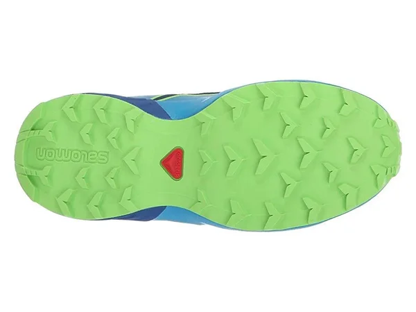 Salomon, Speedcross, J, Kids Trail Running Shoes 2, Surf The Web/Cloisonne/Green Flash
