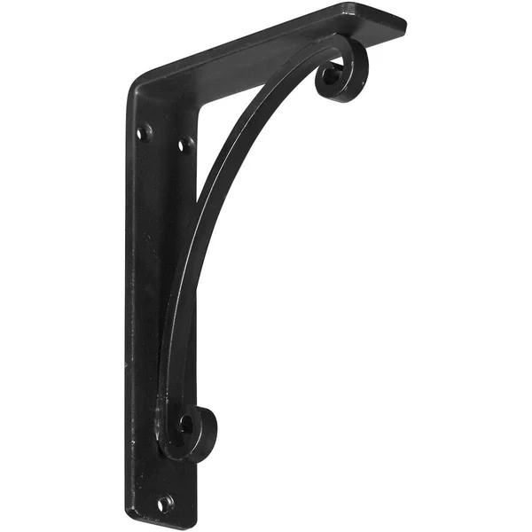 Legacy Wrought Iron Bracket Antiqued Brass 2x22W x 10x22D x 12x22H - (Triple Center Brace)