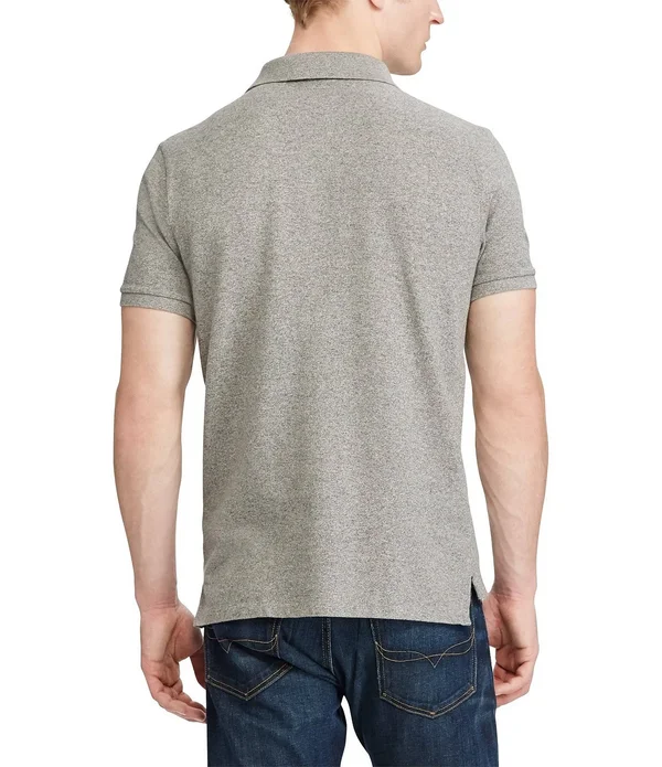 Polo Ralph Lauren Men's Custom Slim Fit Mesh Polo - Green - XL