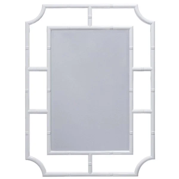 Worlds Away Marian Bamboo Mirror Gold