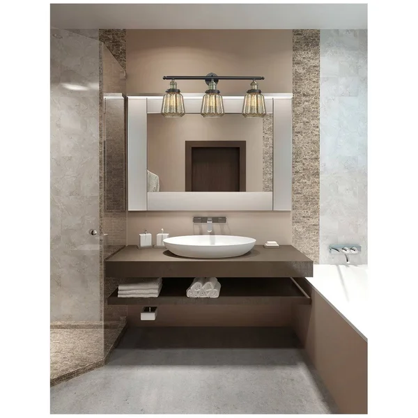 Innovations Lighting-Chatham 3 Light Bath Vanity Light-205-SN-S-G146