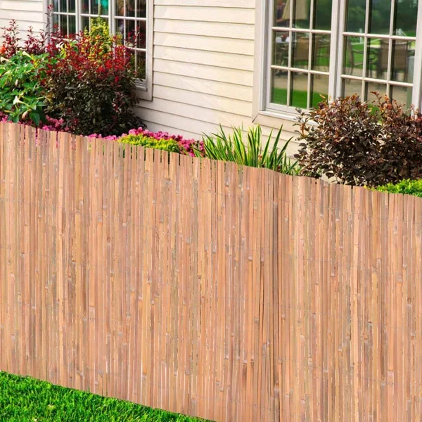 vidaXL Bamboo Fence 4.9&x13.1&
