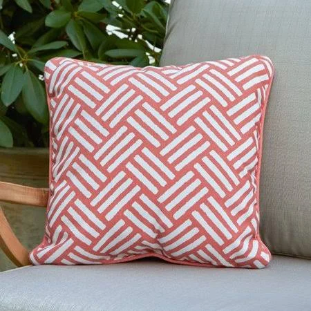 Moyers Outdoor Throw Pillow Size: 16x22 H x 16x22 W x 4x22 D - Color: Rust