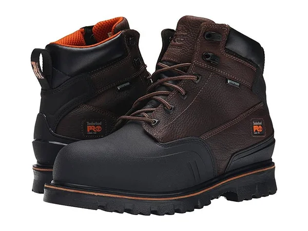 Timberland Pro Men's 6 in. Rigmaster XT Steel Toe Waterproof Work Boot, Brown