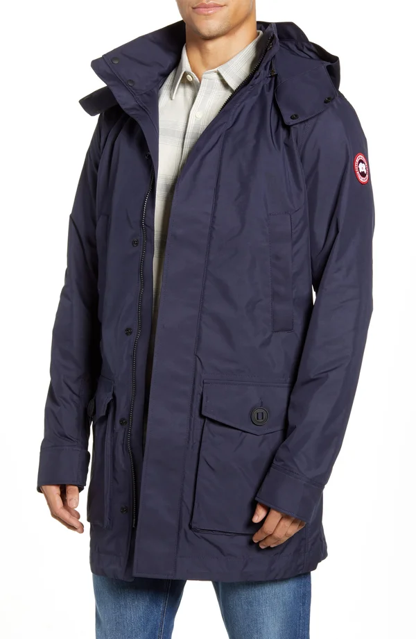 Canada Goose Crew Trench (Men, Admiral Navy, S)