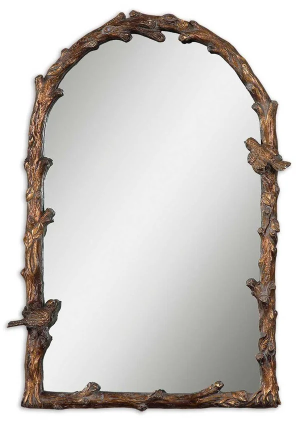 New Product Uttermost Paza Antique Gold Arch Mirror Sold by VaasuHomes