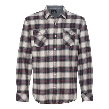 Burnside - New - NIB - Yarn-Dyed Long Sleeve Flannel Shirt - Men's, Size: 3XL, White