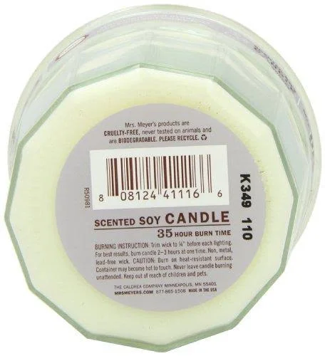 Mrs. Meyer&s Clean Day Soy Candle, Lavender, 7.2-Ounce Glass Jars (Pack of 6)