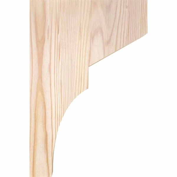 5 1/2x22W x 10x22D x 18x22H Monterey Smooth Corbel - Douglas Fir