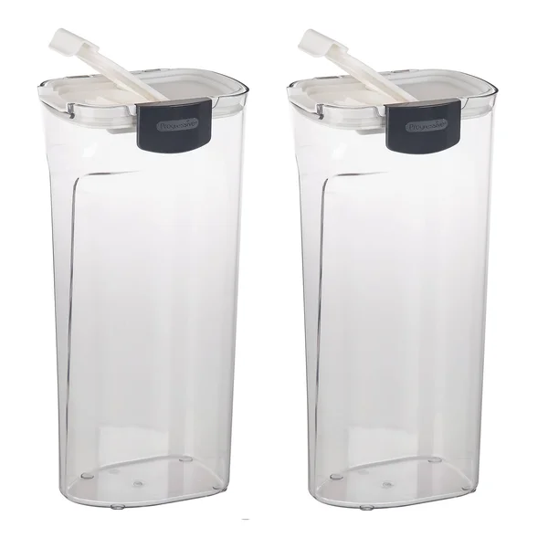 Progressive International 2.4 Quart Plastic Pasta ProKeeper, 1 Piece (2 Pack)