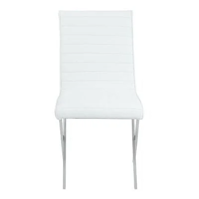 Andillac Upholstered Side Chair Orren Ellis Upholstery Color: White