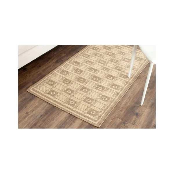 Safavieh Martha Stewart MSR4254 4&0x22 x 5&7x22 Creme, Brown Area Rug