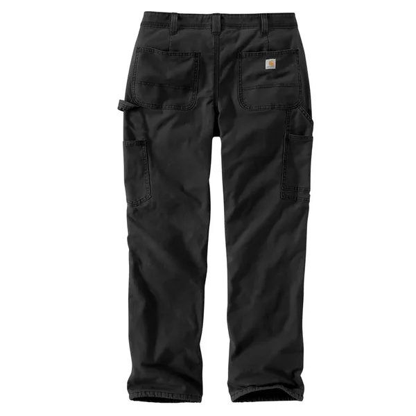 Carhartt Women's Original Fit Fleece Lined Crawford Pant (4 Regular Black)