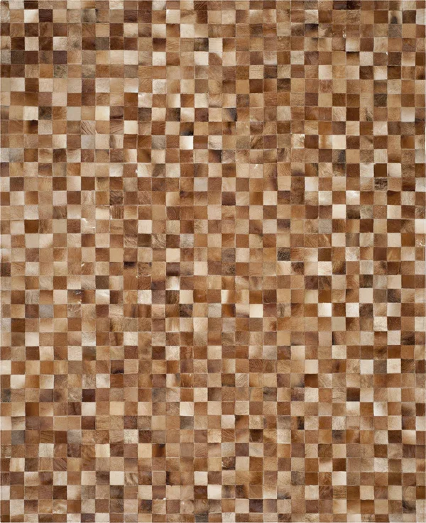 Safavieh Studio Leather STL517B 8& x 10& Brown - Beige Rug