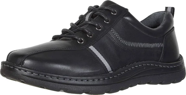 Drew Men's Hogan Oxford - Size: 11, Black Leather