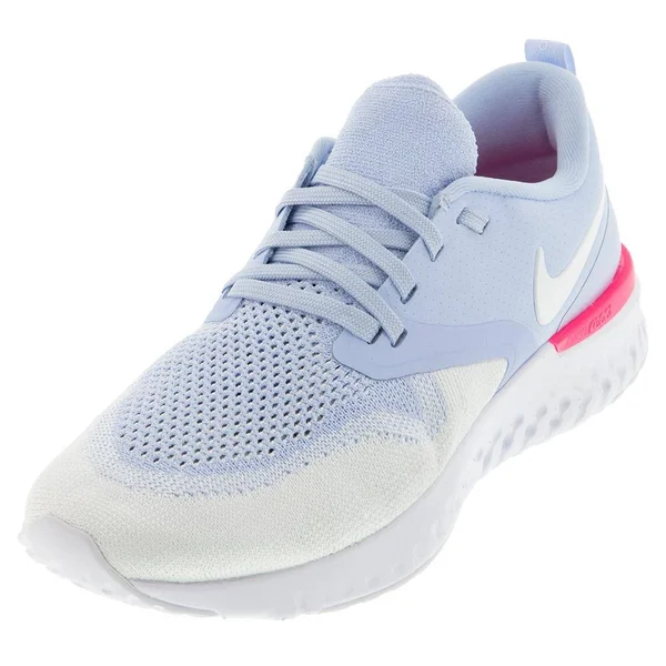 Nike Women's Odyssey React Flyknit 2 Running Shoes, Blue - Size 6.5