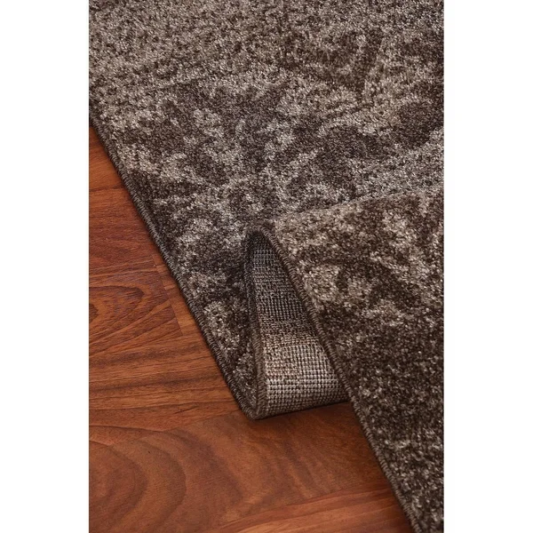 Jena Wave Area Rug MNC 200 Brown 5& x 7&
