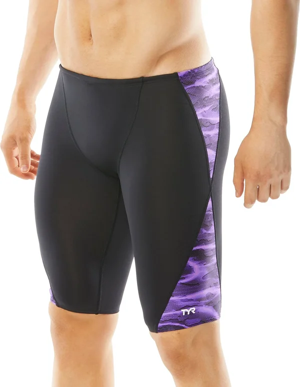 TYR SAMBS7A Men's Lambent Blade Jammer Swimsuit - Purple - 26