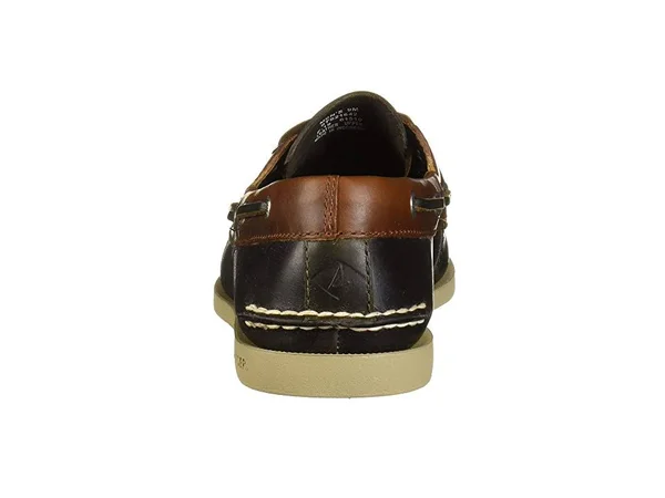 Sperry Top-Sider Men's Authentic Original 2-Eye Plush Varsity Boat Shoe, Size: 8.5, Brown/Tan Leather