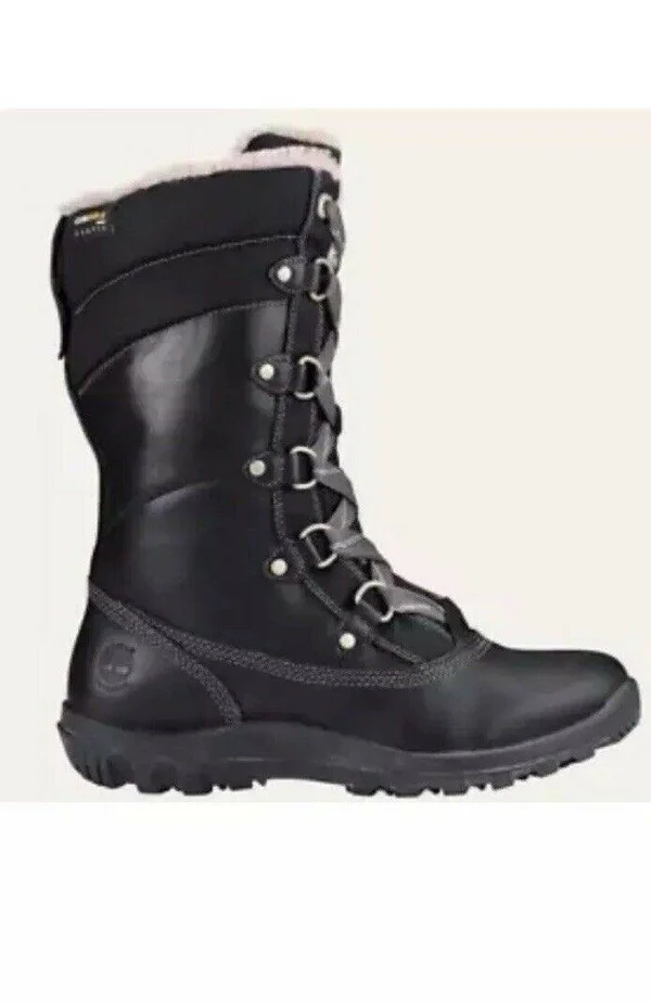 Timberland Mount Hope Mid Leather Waterproof Boot - Women's Black - 6.0