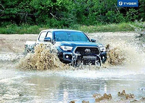 Tyger Auto TG-GD6T60028 Front Bumper Guard Fits 2005-2019 Toyota Tacoma - Textured Black, Light Mount, Bull Bar