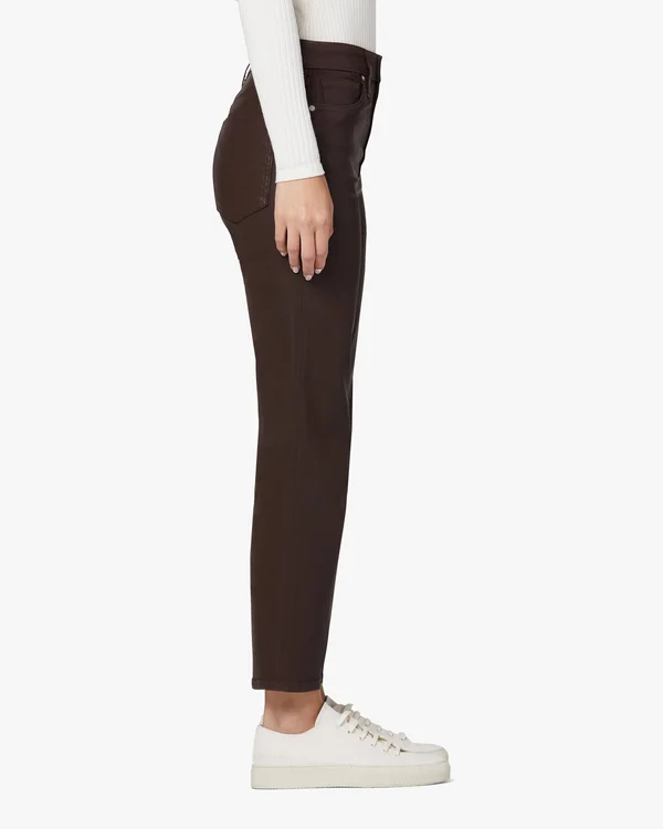 Hudson Jeans - Remi High-Rise Straight Crop Coated Jean