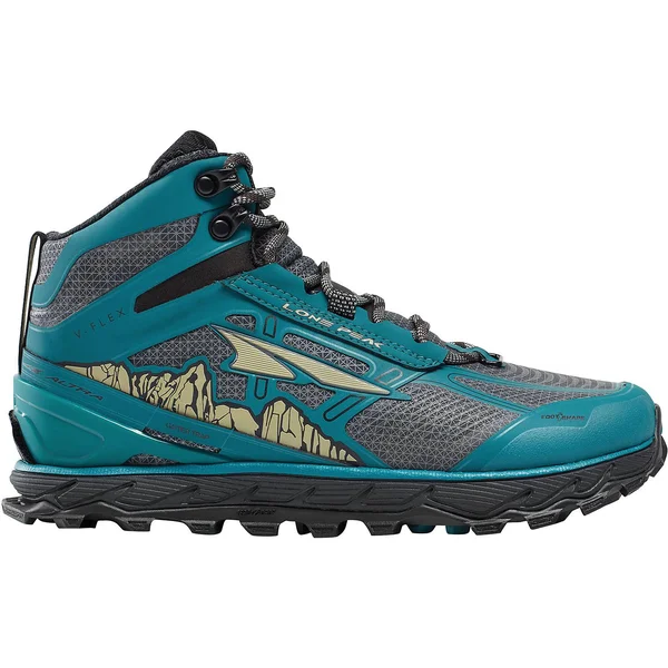 Altra - Women's Lone Peak 4 Mid RSM 5.5, Green/Gray