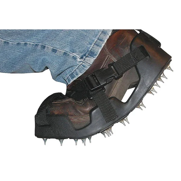 Tough Guy Men's - Black Flexible Bed Spiked Shoes, XL, 12 to 13-1/2