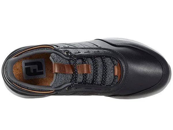 FootJoy Men's Stratos Golf Shoes 50049 - Black/Gray - 7 - Medium