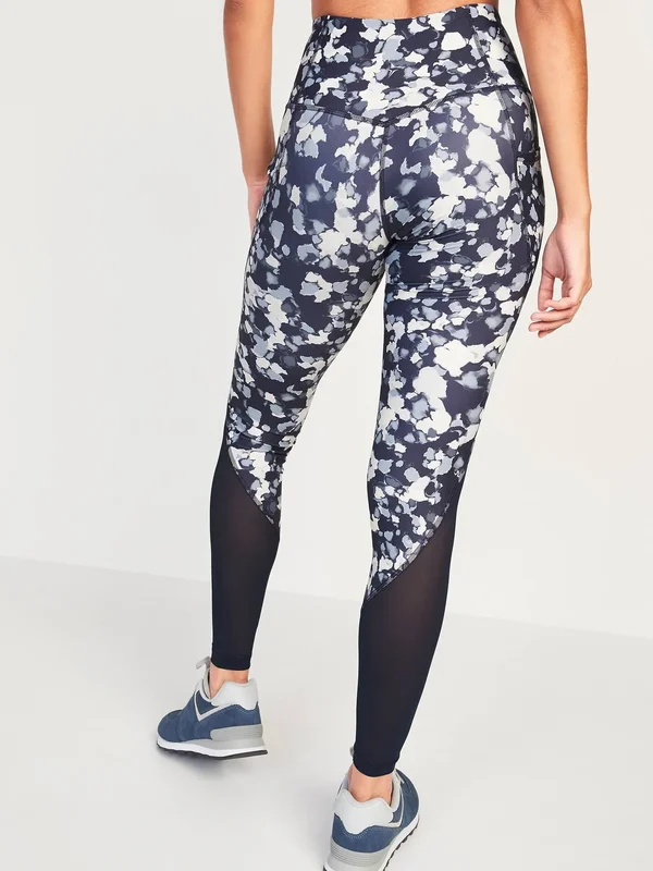 Old Navy Women's High-Waisted Elevate Powersoft Run Leggings - Ink Spot - Size XXL
