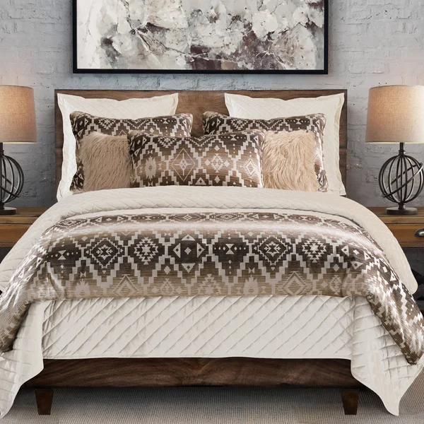 HiEnd Accents Chalet Aztec Comforter Set Twin