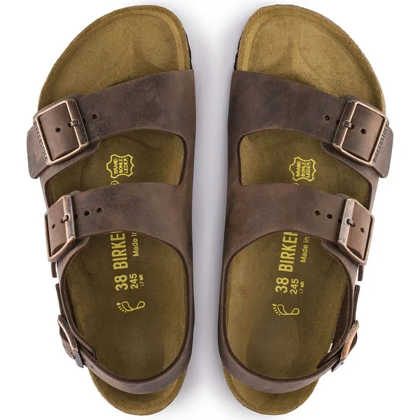 Birkenstock Milano Sandal - 41 - Habana Oiled Leather