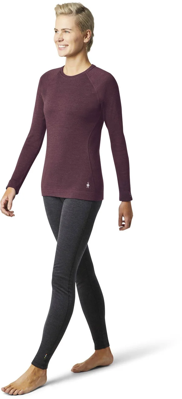 Smartwool Merino 250 Baselayer Crew - Women's Charcoal Heather, XL