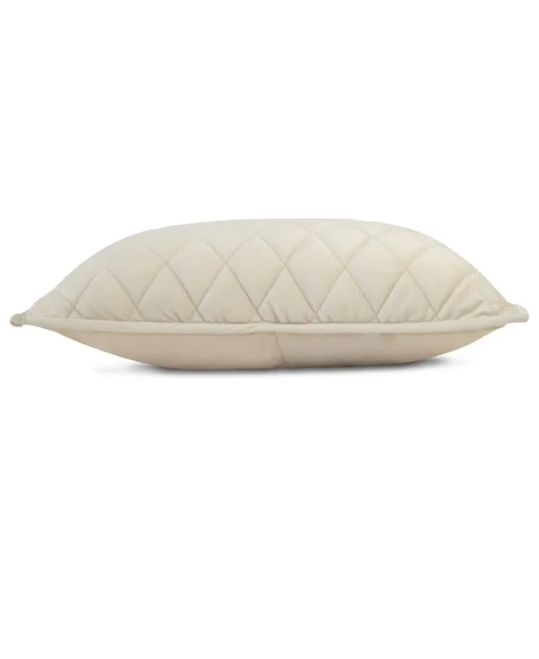 Jennifer Adams Velvet Diamond Sham (Natural Linen - King)