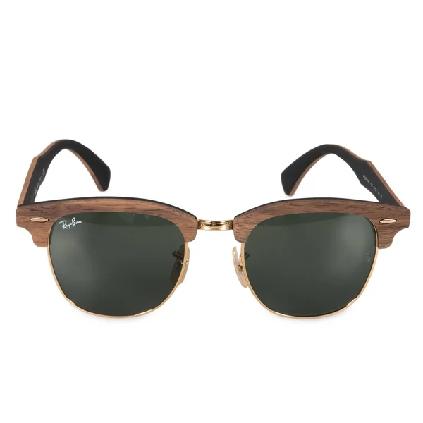 Ray-Ban Clubmaster Wood Sunglasses, RB3016M - Black/Green
