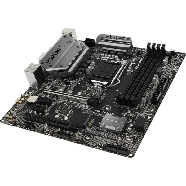 MSI B360M MORTAR with Intel B360 Express microATX Motherboard - LGA1151 Socket