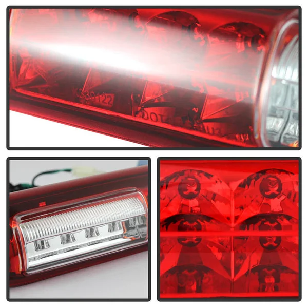 Xtune BKL-JH-CSIL99-LED-RC Brake Light (Chevy Silverado 99-06, GMC Sierra 99-06 LED 3rd - Red/Clear)