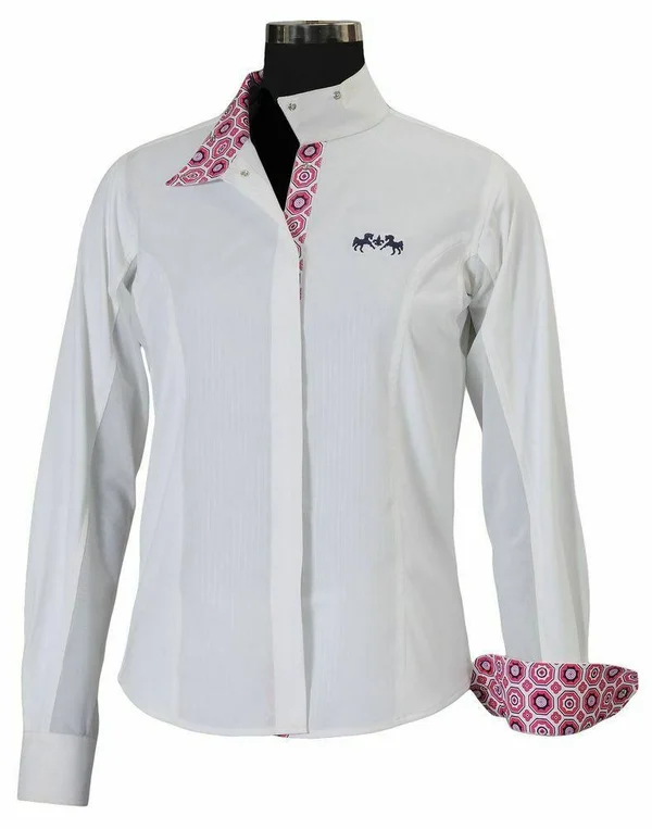 Equine Couture Kelsey Ladies Long Sleeve Show Shirt