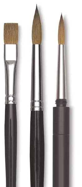 Da Vinci Maestro Kolinsky Brush - Miniaturist, Short Handle, Size 11