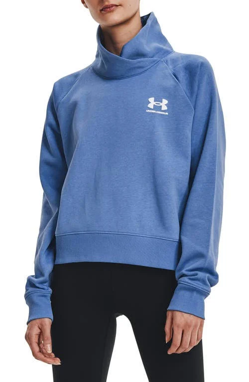 Under Armour Women's Rival Fleece Wrap Neck - Blue - XL