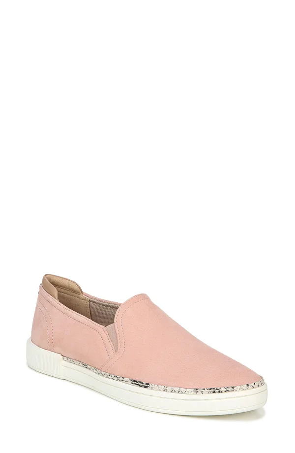 Naturalizer Women's Jade Slip-On Sneaker, Size: 9, Dustry Rose Suede