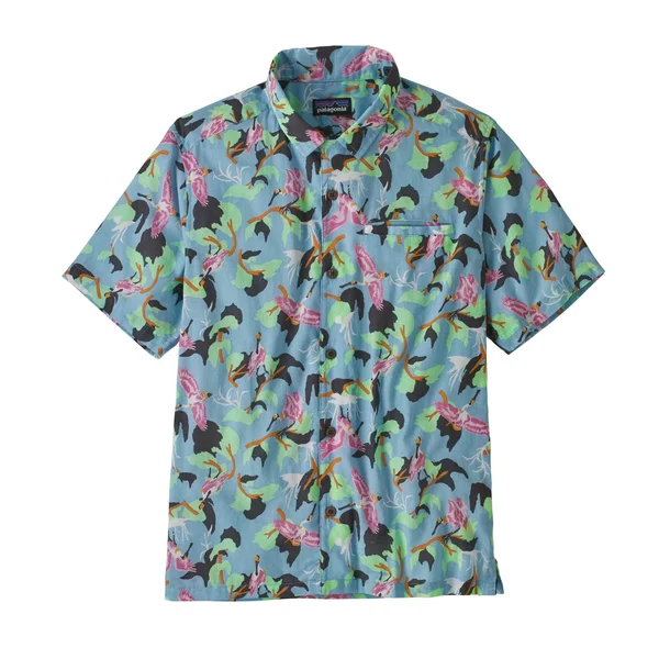 Patagonia Lightweight A/C Shirt - Spoonbills: Big Sky Blue - S - Men