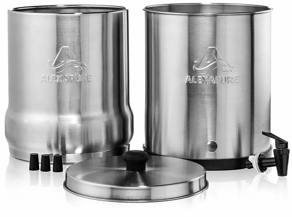 Alexapure Pro Stainless Steel Water Filtration System 5 - 000 Gallon