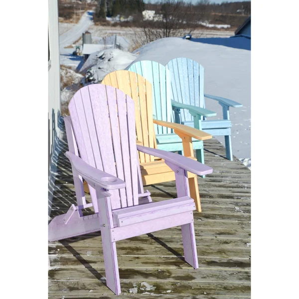 Folding Adirondack Chair with Smart Phone Holder - Eagle Collection - Walnut